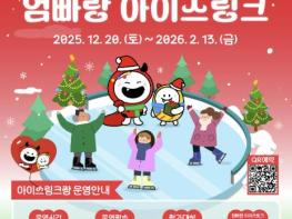 얼음 위 펼쳐진 놀이 세상...마포구, 엄빠랑 아이스링크 개장 기사 이미지