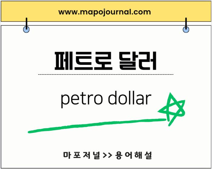 페트로 달러(petro dollar) 기사 이미지