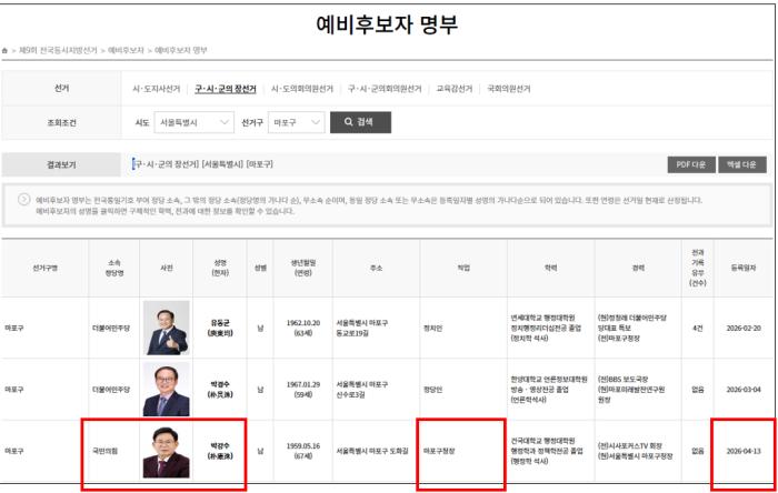 “구청장은 있는데, 구청장은 없다” — 마포에서 드러난 선거제도의 공백