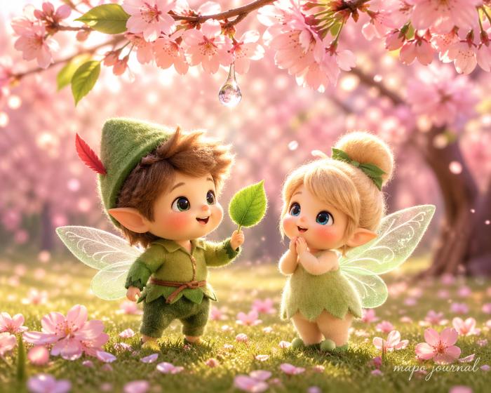 [AI 이미지 만들기] 봄날의 숲속 요정