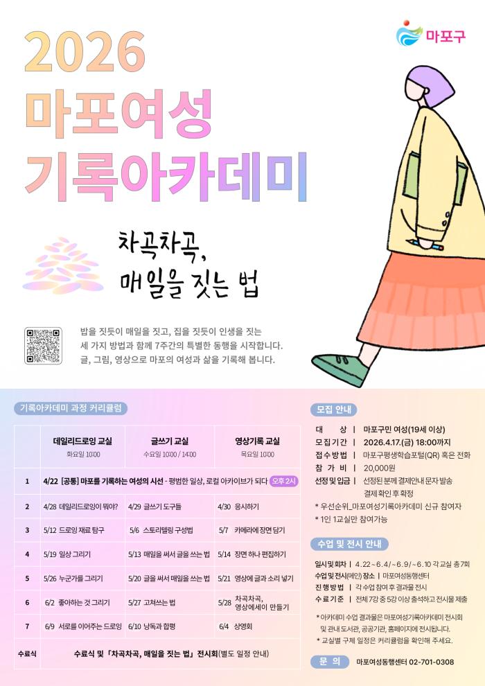 2026 마포여성 기록아카데미가 열렸다