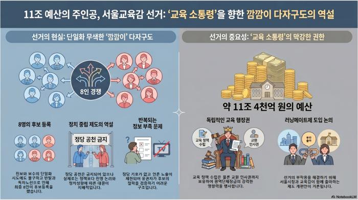 “단일화 했는데도 8명 출마”…서울교육감 선거, 또 반복된 ‘깜깜이 다자구도’