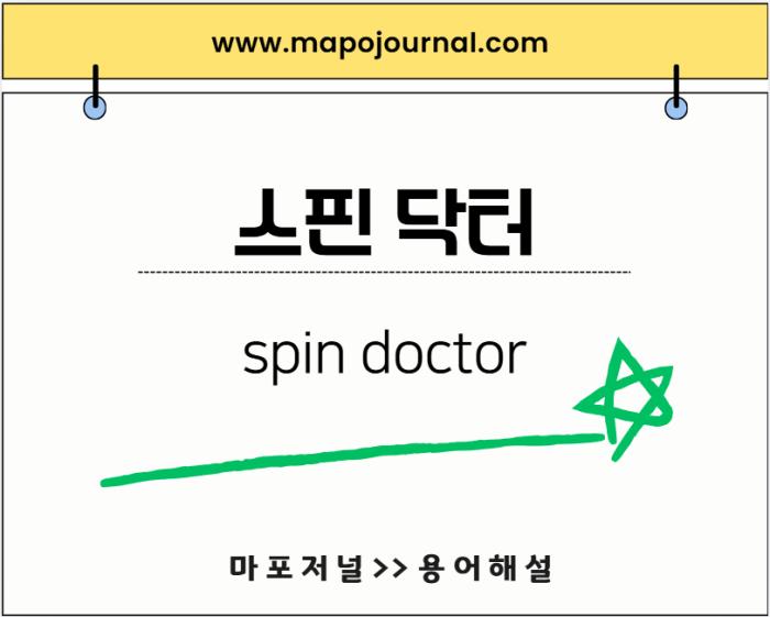 스핀 닥터(spin doctor)