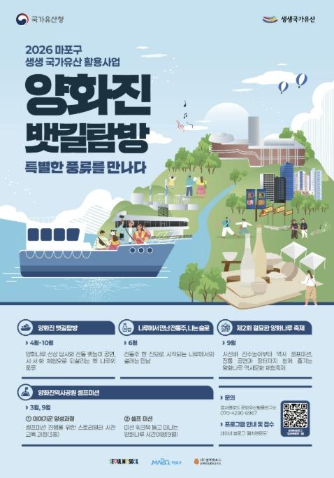 한강 위에서 만나는 옛 마포 이야기...양화진 뱃길탐방 출항